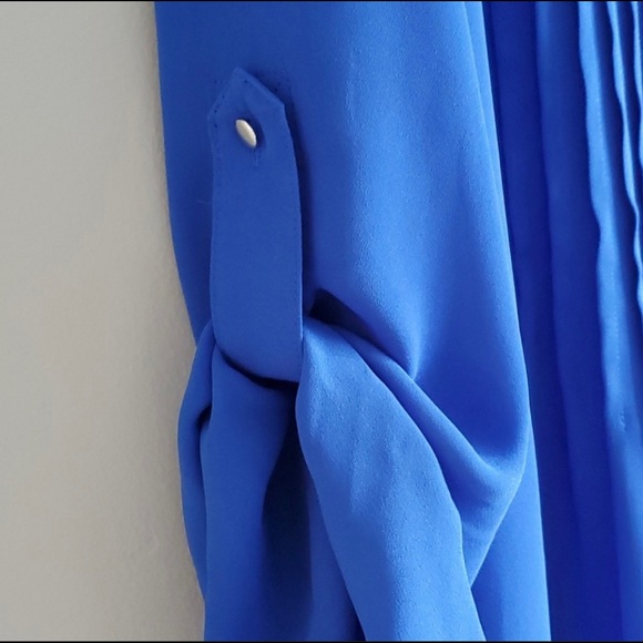 Chaus New York Royal Blue Top - Picture 2 of 9